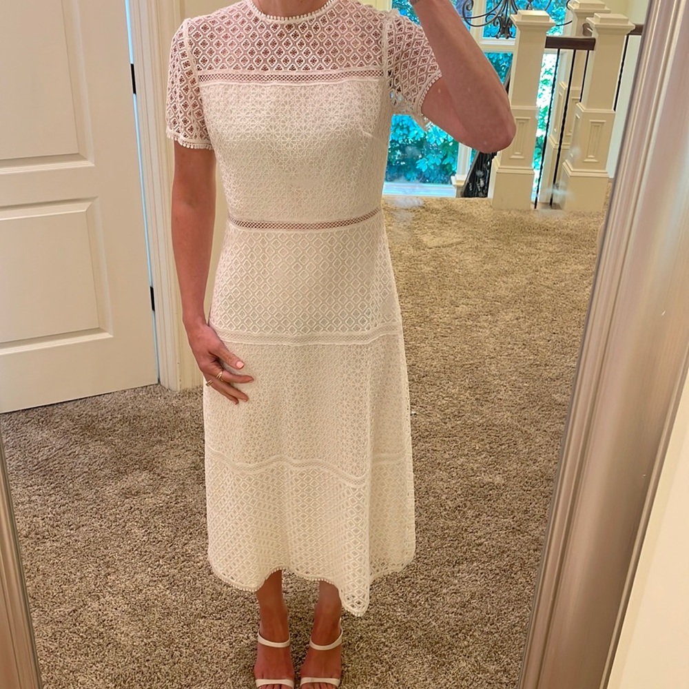 NWT Ted Baker London Yanahli Lace Detail Dress size TB 2, US 6
